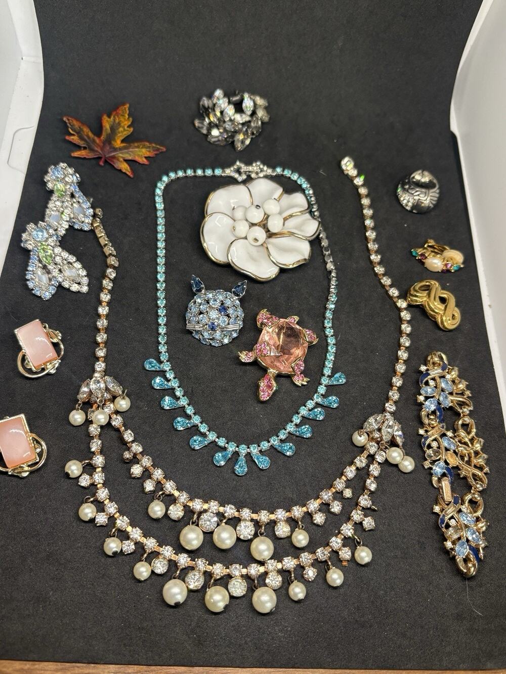 Vtg High End Trifari Kramer Wiesner Warner Coro Givenchy Regency Jewelry Lot